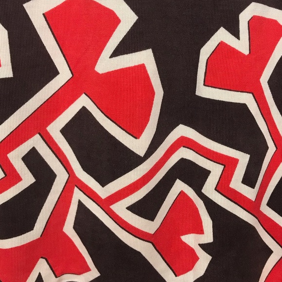 Diane Von Furstenberg Silk Ginkgo Print Dress 8 - Picture 7 of 10